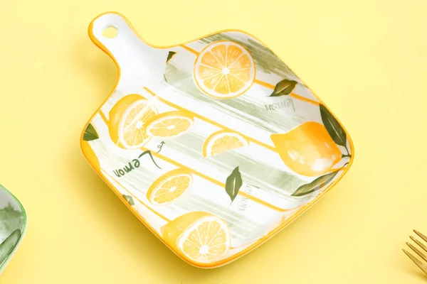 lemon slices and lemons on white background