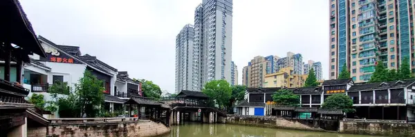 stock image view of the city of hong kong