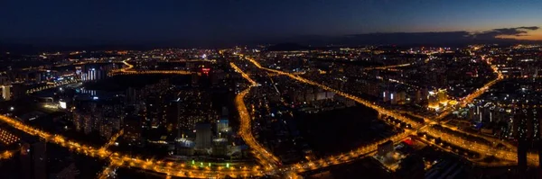 night view of the city of barcelona