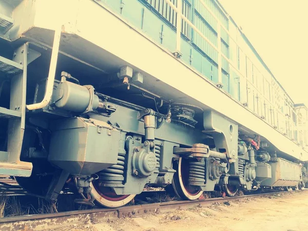 old steam locomotive, railway, rails, train, railroad, wagons, vintage