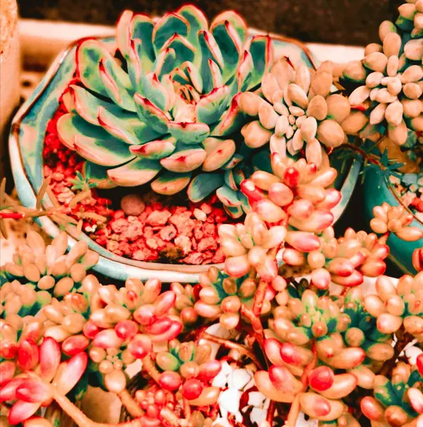 Primer Plano Cactus Mercado — Foto de Stock