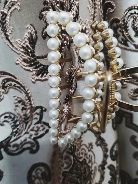 Luksusowa Biżuteria Perłami — Zdjęcie stockowe
