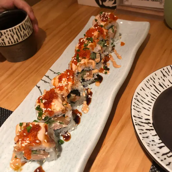 Sushi Con Salmone Verdure — Foto Stock