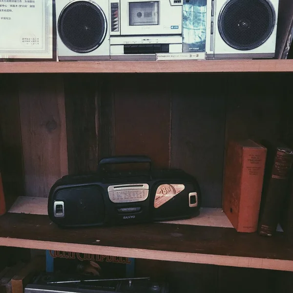 old vintage radio recorder