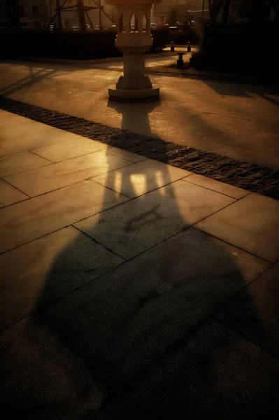the shadow of the city of barcelona