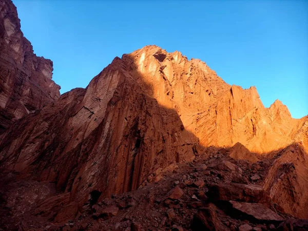 beautiful landscape of the valley of the negev desert in israel