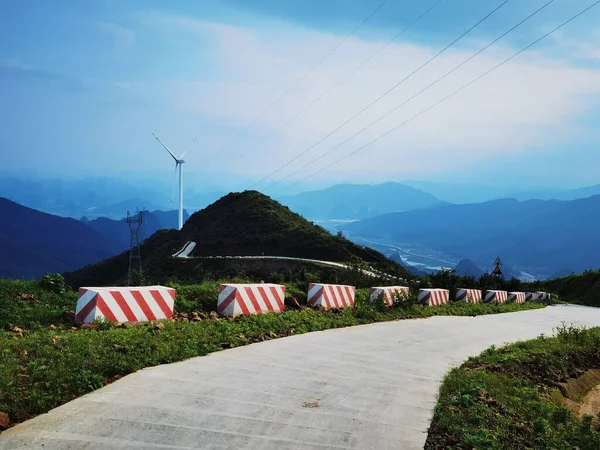 view of the city of the park in the mountains