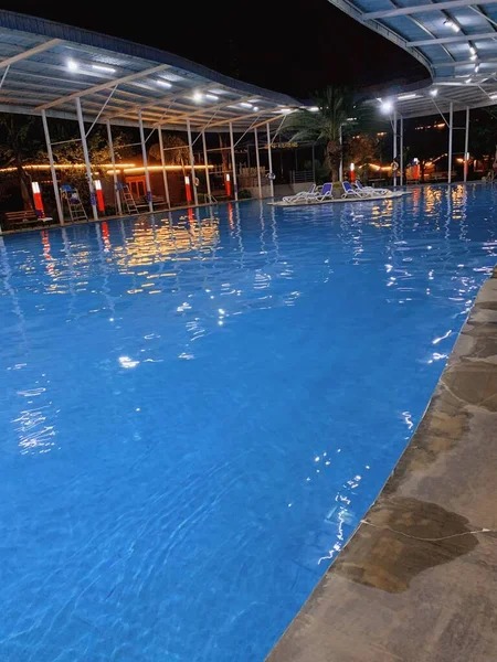 swimming pool in the hotel