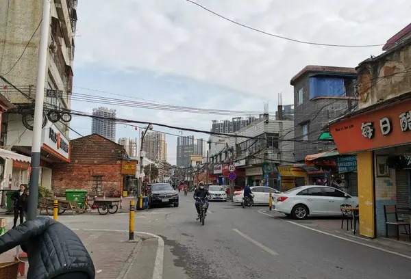 stock image street in the city of china