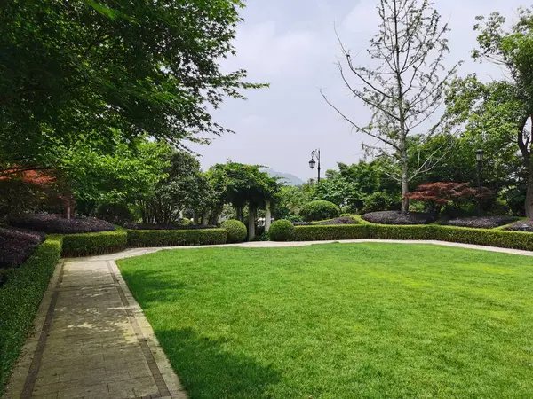 stock image beautiful park in the city of thailand