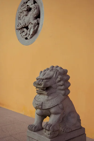 lion statue in the city of thailand