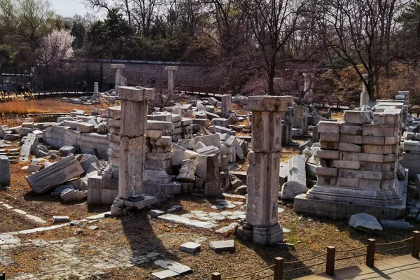 old and ruined ruins of the city of jerusalem, israel