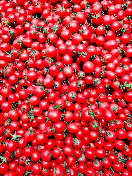 fresh red tomatoes on a white background