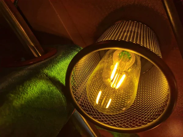 close up of a car lamp