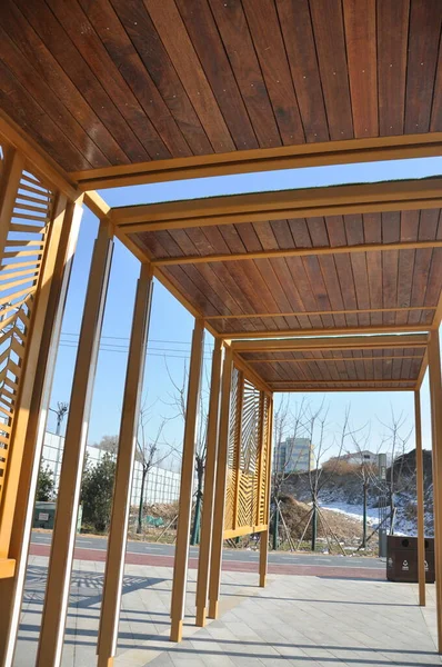 wooden deck of a house