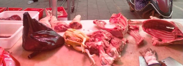 meat at the market