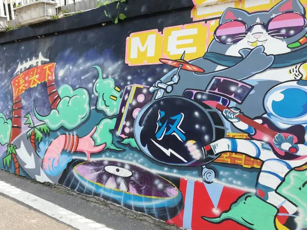 graffiti, street, urban, summer, fun, children, old, city, wall, background,
