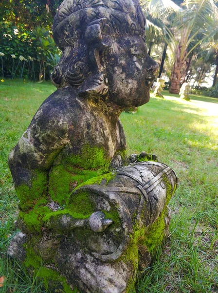 stone statue in the park