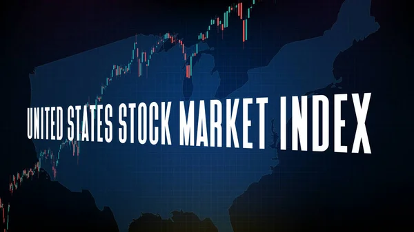 Abstrakter Hintergrund Der Futuristischen Technologie Gewinnsaison Des United States Stock — Stockvektor