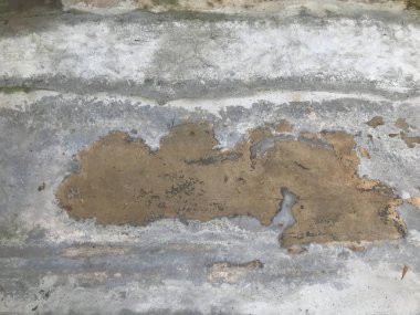 Açık hava grunge kuru çatlamış beton zemin dokusu