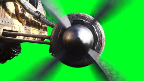 Futuristic Cyberpunk Flying Car Girl Green Screen Isolate Realistic Animation — Vídeo de stock