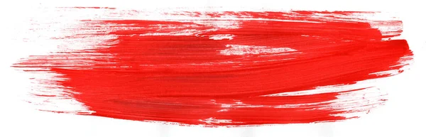 Czerwona Farba Rozmazana Sztuka — Zdjęcie stockowe
