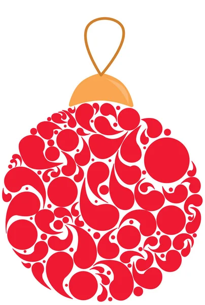 クリスマスツリーの装飾 木の玉だ クリスマス ボーブル — ストック写真