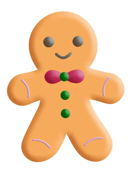 Gingerbread Man Gingerbread Christmas Decoration — Stock Photo, Image