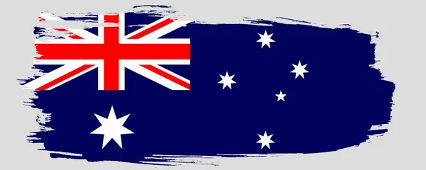 Australská Vlajka Národní Symbol Austrálie — Stock fotografie