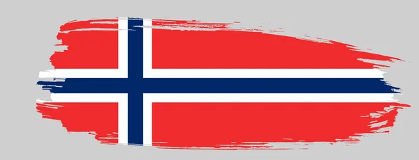 Norveç Bayrağı Norveç Ulusal Sembolü — Stok fotoğraf