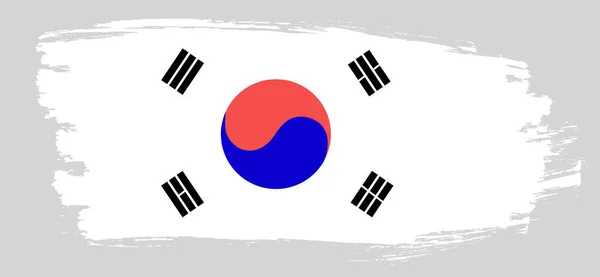 Kore Bayrağı Kore Nin Ulusal Sembolü — Stok fotoğraf
