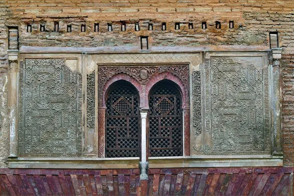 그라나다의 알 함 브라 궁전. 나자리 기념비적 인 복합 건물 — 스톡 사진