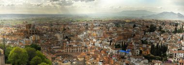 Granada 'nın Alhambrası. Nazari anıtsal kompleksi