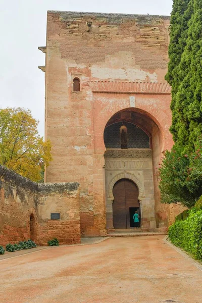 Alhambra z Granady. Nazarský monumentální komplex — Stock fotografie