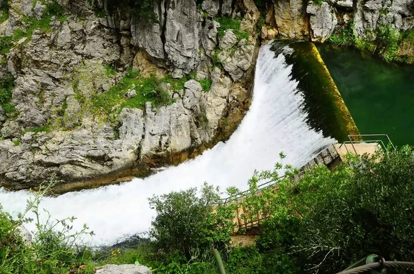 カゾラ国立公園を流れるグアダルキビル川-円 — ストック写真