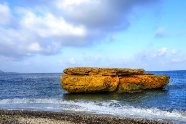 Пляж и побережье Агиласа в Мурсии — стоковое фото