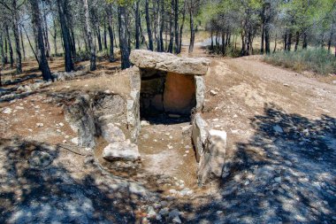 Gorafe Megalitik Parkı. Granada - Endülüs, İspanya.