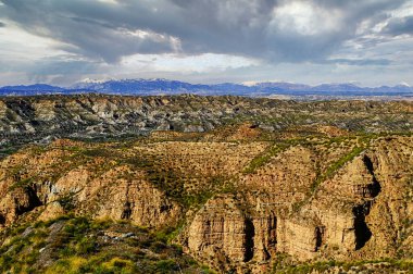 Gorafe Megalitik Parkı. Granada - Endülüs, İspanya.