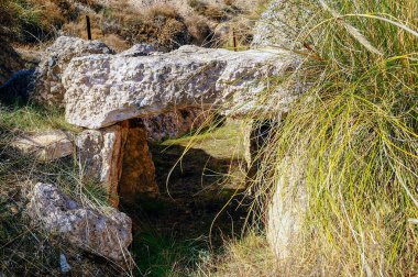 Gorafe Megalitik Parkı. Granada - Endülüs, İspanya.