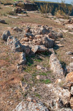Gorafe Megalitik Parkı. Granada - Endülüs, İspanya.