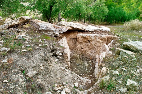 Gorafe megalithischen Park. Granada - Andalusien, Spanien. — Stockfoto
