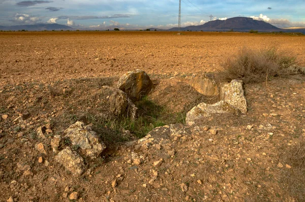 Megalityczny park Gorafe. Granada - Andaluzja, Hiszpania. — Zdjęcie stockowe