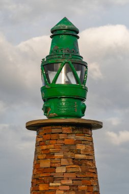 Tapia de Casariego 'da gaz fenerleri.