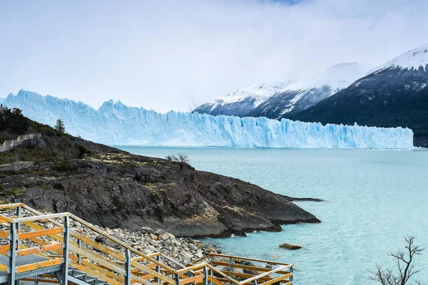 Ледник Перито-Морено и озеро Аргентина — стоковое фото