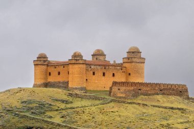 La Calahorra 'nın Granada - İspanya manzaraları