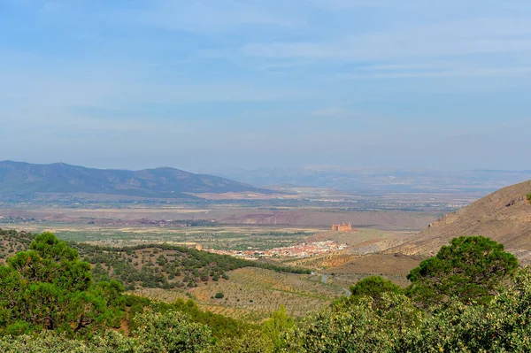 Landskap i La Calahorra i Granada - Spanien — Stockfoto