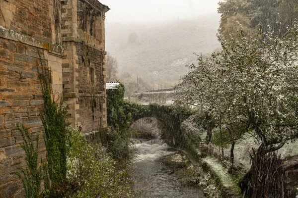 Asturias 'ın dini ve dini mimarisi - İspanya. — Stok fotoğraf