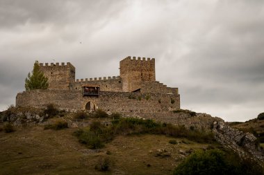 Castle of San Vicente in Argueso de Cantabria. clipart