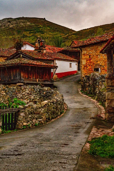 Venkovské krajiny ve vnitrozemí Asturie — Stock fotografie