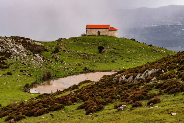 Paesaggi rurali all'interno delle Asturie — Foto Stock